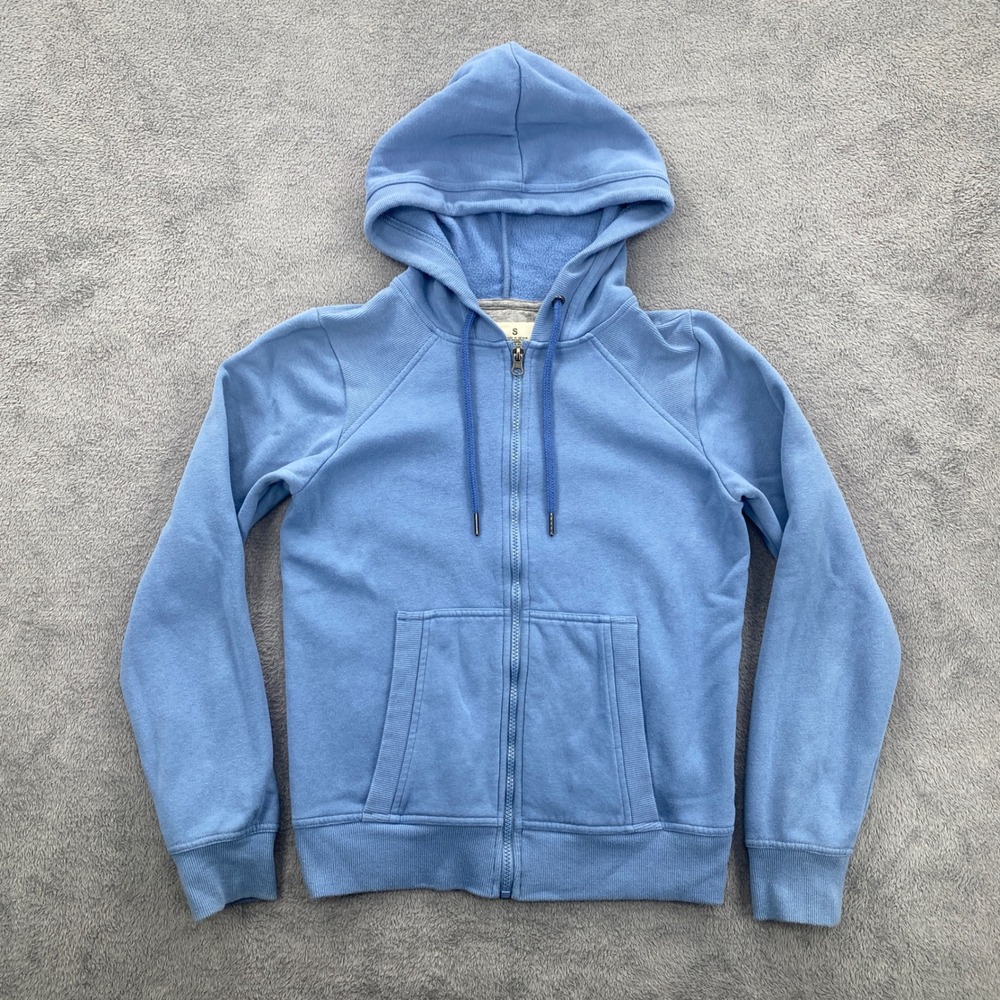 C9 Champion Full Zip Hoodie Womens Size Small Blue Athletic Fleece Sweatshirt